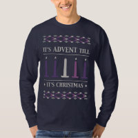 It's Advent Till It's Christmas Men's Long-Sleeve 