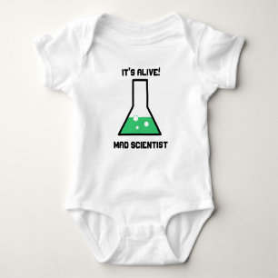 It's ALIVE! Mad Scientist Baby Baby Bodysuit