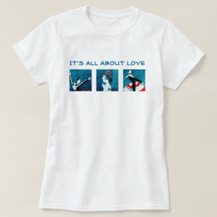 It's all about Love Art Deco Valentine's Day Gift  T-Shirt