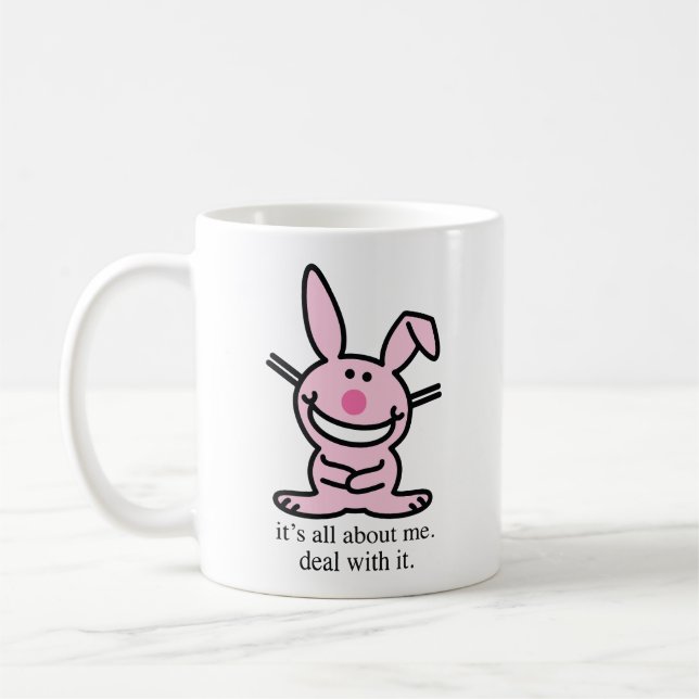 It's all about me deal with it funny bunny Mug (Left)