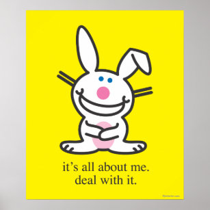 Happy Bunny Posters & Prints | Zazzle