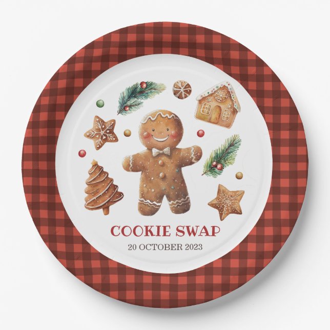 It's All About That Bake Cookie Swap  Paper Plates (Front)