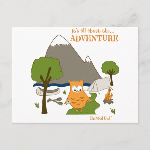 Its All About the Adventure Postcard