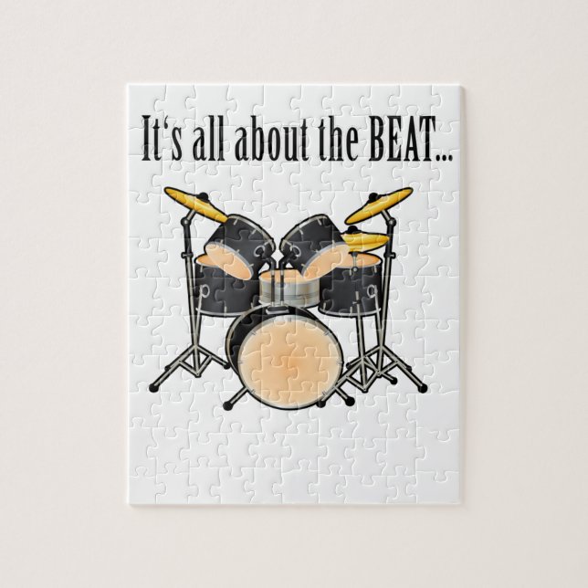 It's All About The Beat Jigsaw Puzzle (Vertical)