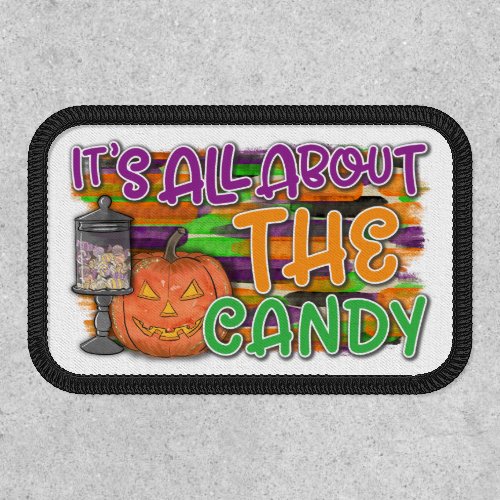 Its All About The Candy Halloween Patch
