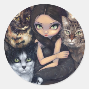 "It's All About the Cats" Sticker