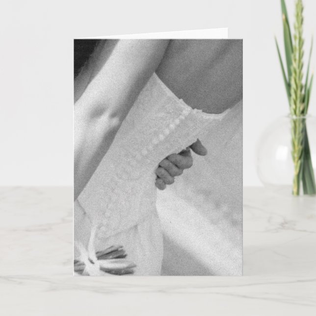 "It's all about the dress..." Card (Front)