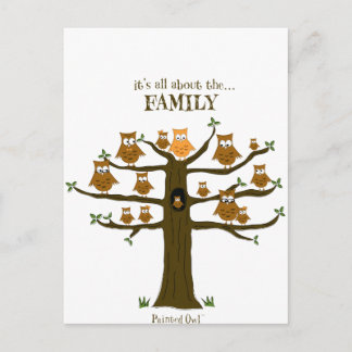 It's All About the Family Postcard