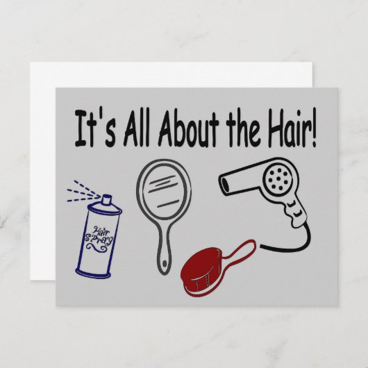 It's All About the Hair! (Front/Back)