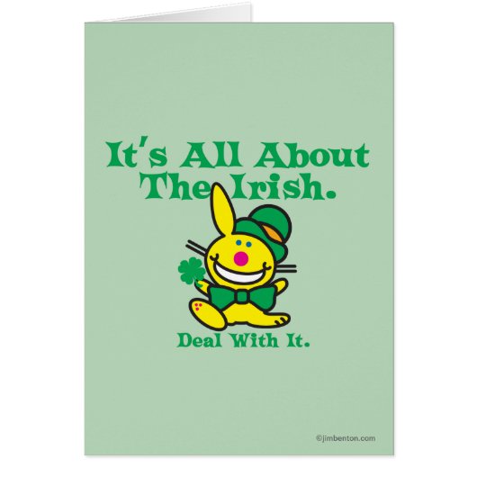 It's All About The Irish Cards (Front)