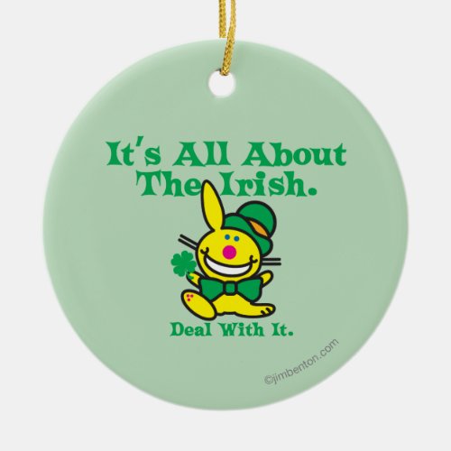 Its All About The Irish Ceramic Ornament