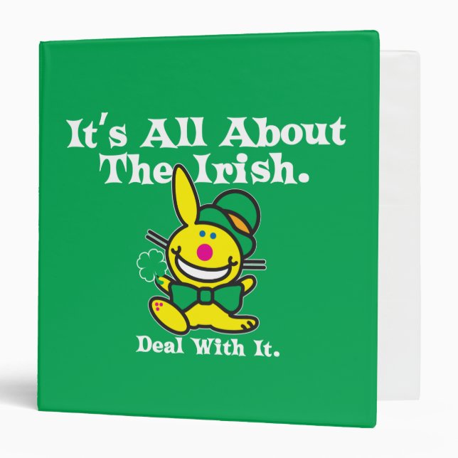 It's All About The Irish (green) Binder (Front/Inside)
