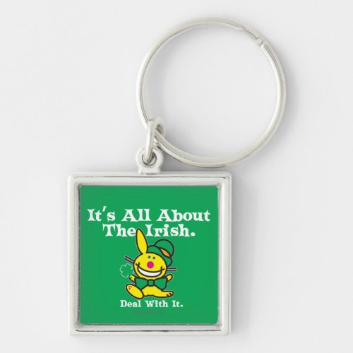 Its All About The Irish green Keychain