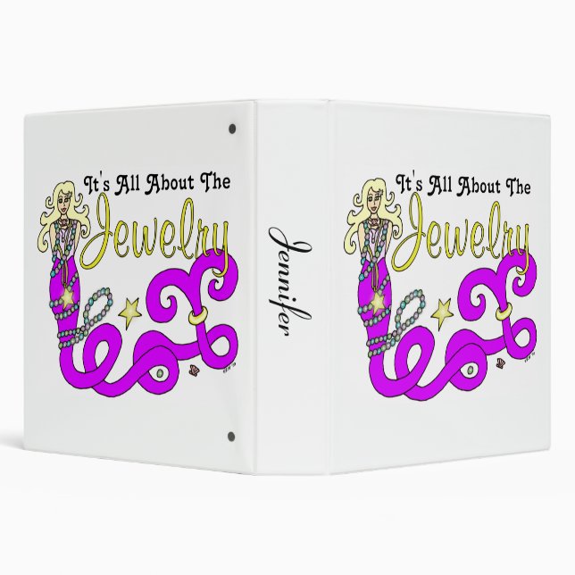 (It's All About The) Jewelry Mermaid Binder (Background)