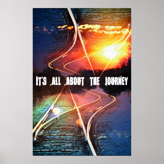It's all about the journey poster (Front)