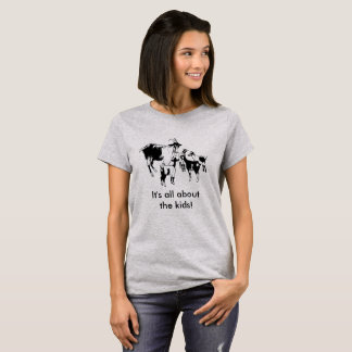 It's all about the kids! Goat T-shirt