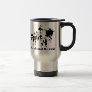 It's all about the kids!  Goat travel mug 4-H