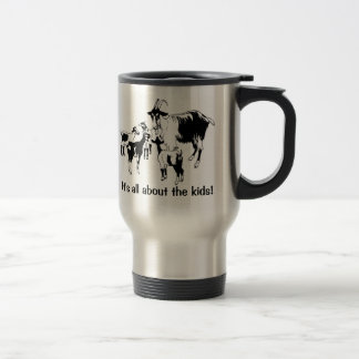 It's all about the kids! Goat travel mug 4-H