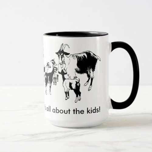 Its all about the kids Goat with kids mug 4_H
