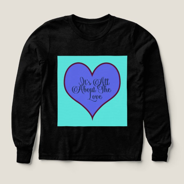 It's All About The Love Tri-Blend Shirts (Design Front)