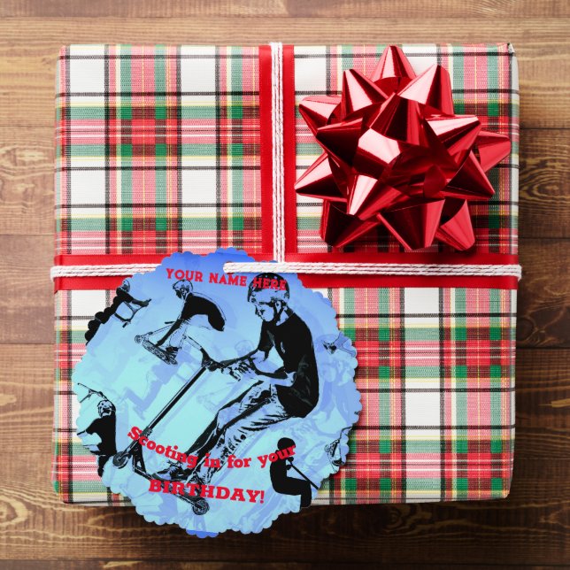 It's All About The Scooter - Scooter Rider Ornamen Ornament Card (Insitu (Gift))