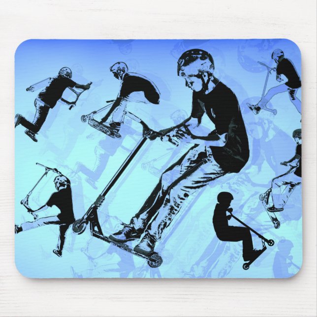 It's All About The Scooter! - Scooter Tricks Mouse Pad (Front)