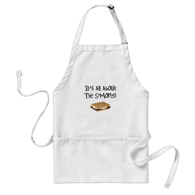 It's All About The S'mores Adult Apron (Front)