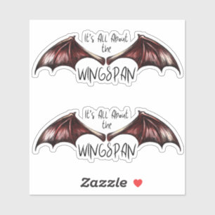 It's All About The Wingspan 2pack Sticker