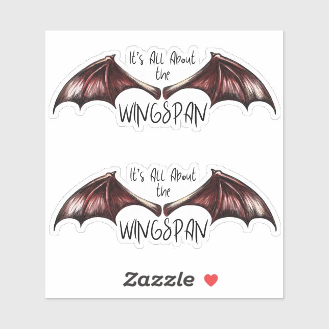It's All About The Wingspan 2pack Sticker (Sheet)