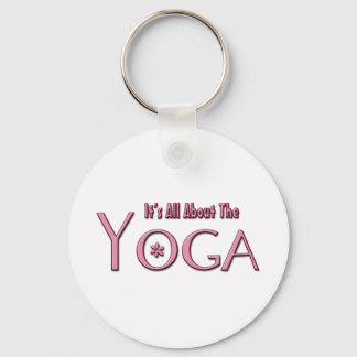 It's All About The Yoga Keychain