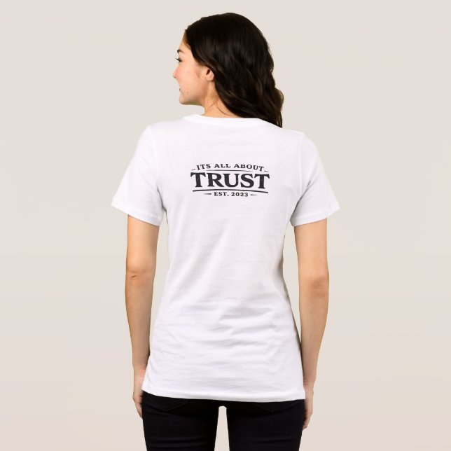 Its All About Trust Tri-Blend Shirt (Back Full)