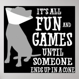 Its all fun and games until someone ends up in a poster