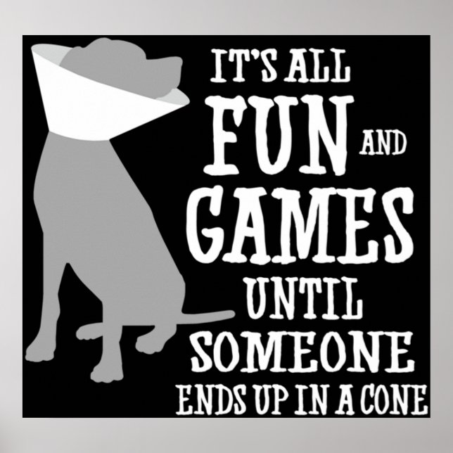 Its all fun and games until someone ends up in a poster (Front)