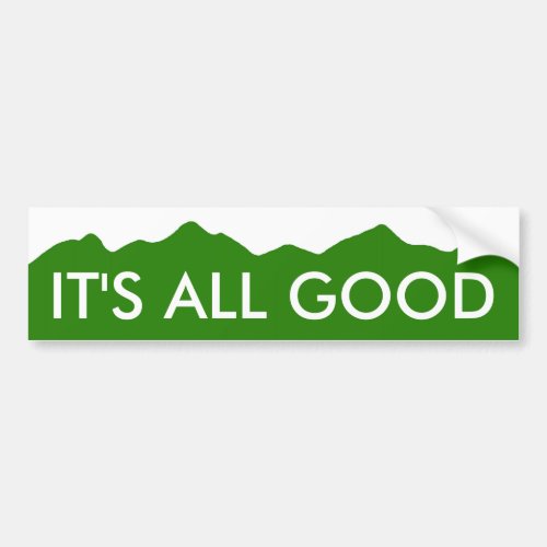 Its All Good Colorado Bumper Sticker