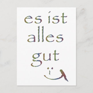 "It's all good" Postcard