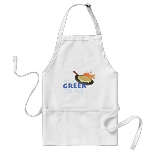 Its All Greek To Me Adult Apron