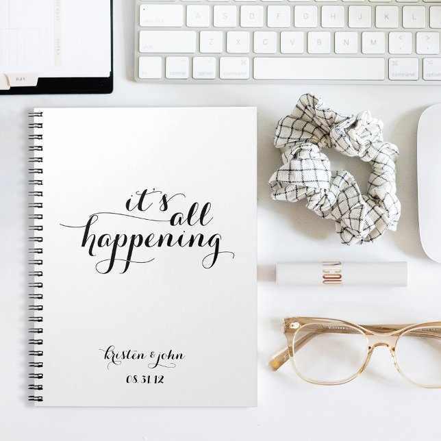 It's All Happening Wedding Planning Journal (Creator Uploaded)