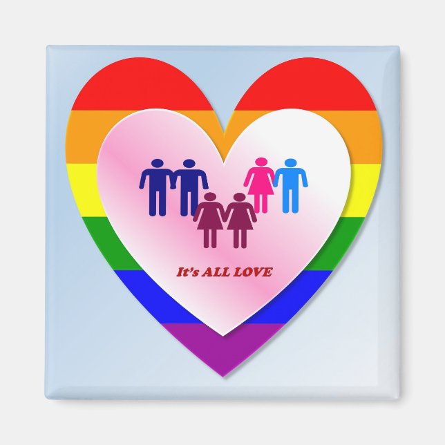 It's All Love Magnet (Front)