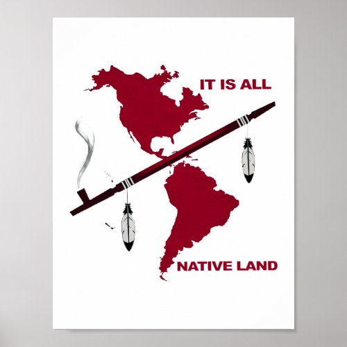 Its all native land poster
