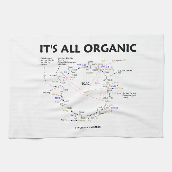 It's All Organic (Krebs Cycle) Kitchen Towel