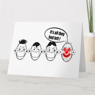 It's all they had card