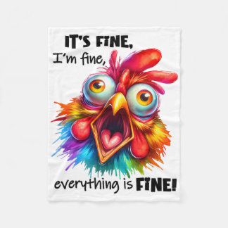 It's Alright, I'm Alright, Everything's Alright Fleece Blanket
