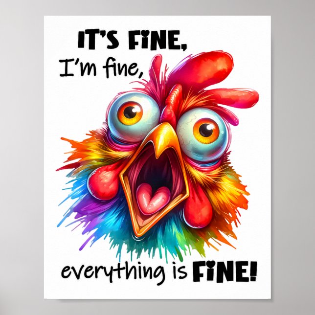 It's Alright, I'm Alright, Everything's Alright  Poster (Front)