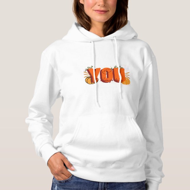 It's Always Been You Retro Pumpkin Fall Autumn  Hoodie (Front)
