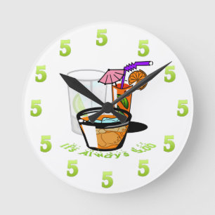 It's Always Five O'Clock Wall Clock