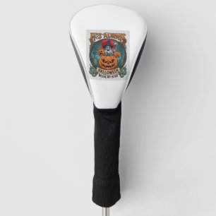 Its Always Halloween Inside Head Pumpkin Ghost Sna Golf Head Cover