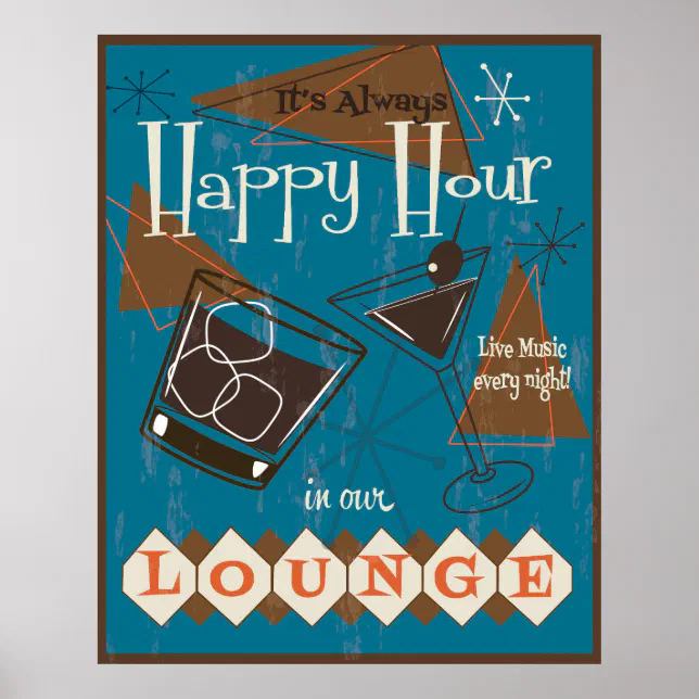 always happy hour☀️ ALWAYS HAPPY HOUR POSTER | Zazzle