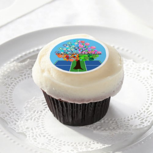 Its Always Pickleball Season _ Four Seasons Tree Edible Frosting Rounds