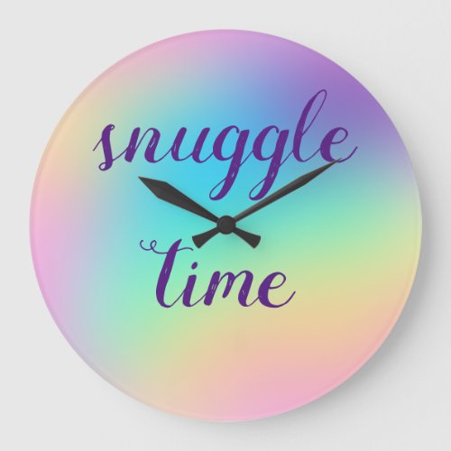 Its Always Snuggle Time Clock