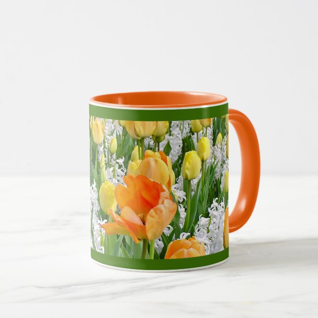 IT'S ALWAYS SPRING/TULIP GARDEN MUG (Front Right)